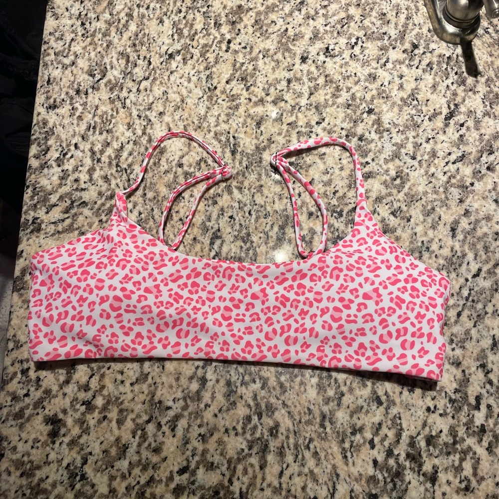 Cheetah Print SHEIN bikini top (never worn)